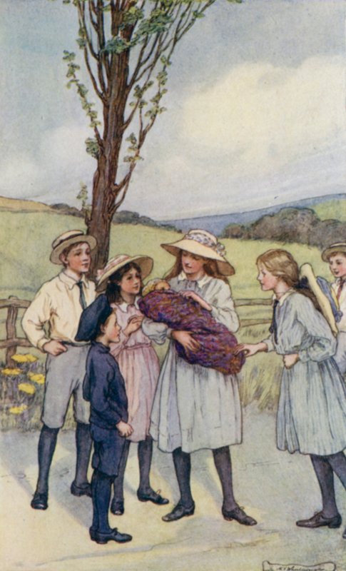 Scène de The Slowcoach, par Edward Verrall Lucas - Mary V. Wheelhouse