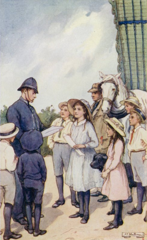 Scène de The Slowcoach, par Edward Verrall Lucas - Mary V. Wheelhouse