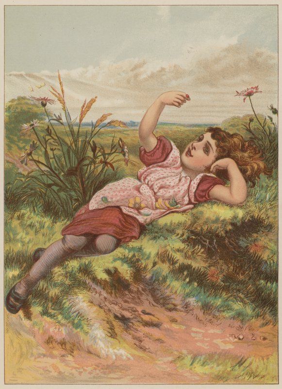 Fille avec une coccinelle - Mary Ellen Edwards