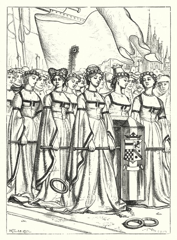 La Mariée morte - Matthew James (attr. to) Lawless