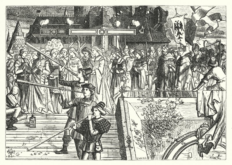 La mariée morte - Matthew James (attr. to) Lawless