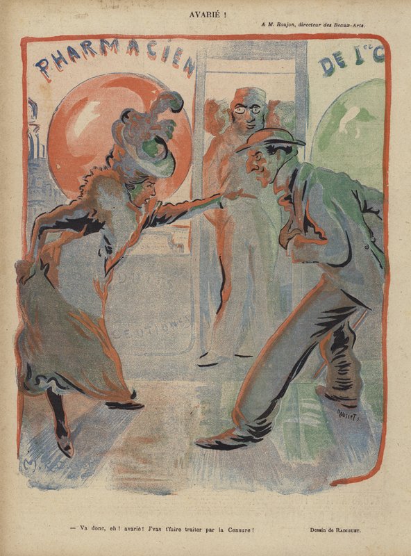 Illustration pour Le Rire - Maurice Radiguet