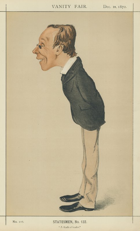 M. Henry Fawcett (lithographie en couleur) - Melchiorre Delfico