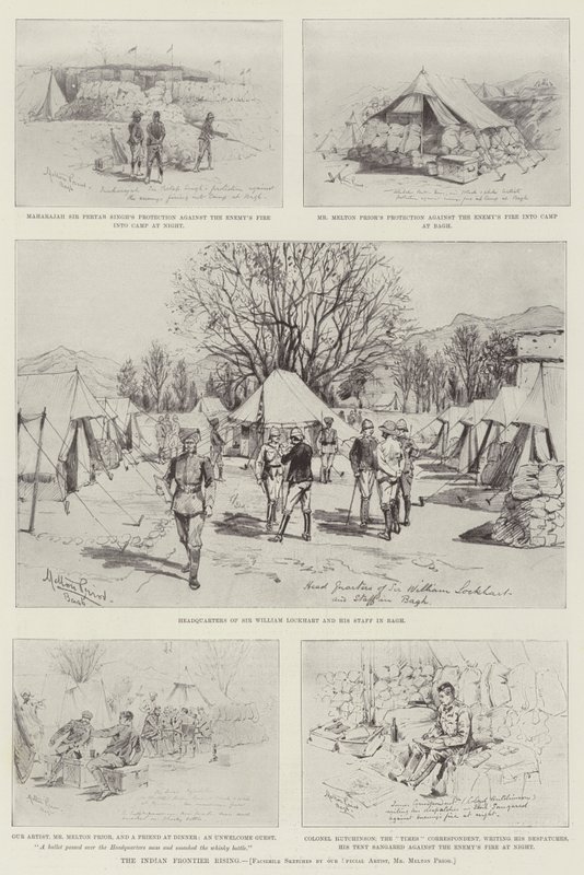 Le soulèvement de la frontière indienne - Melton Prior