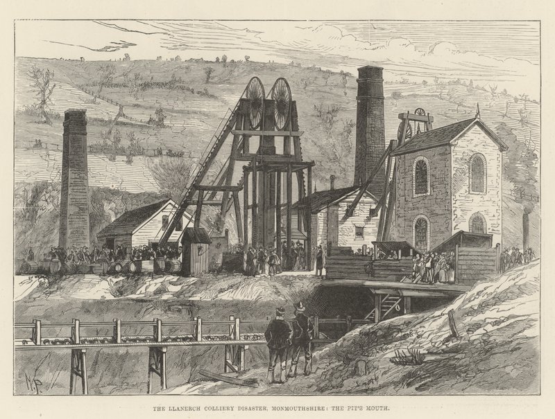 La catastrophe de la mine de Llanerch, Monmouthshire, l