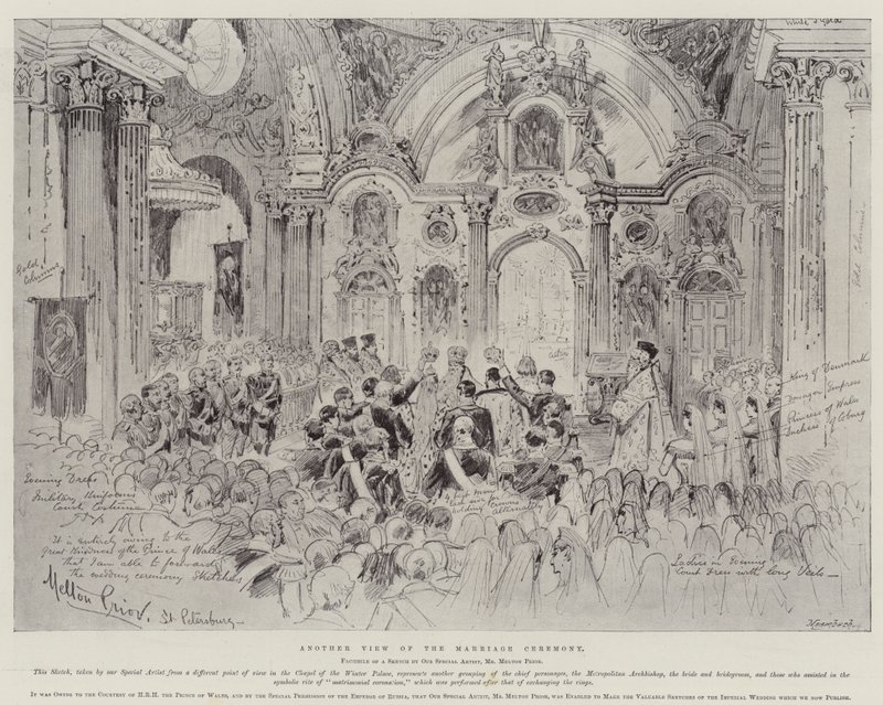Le Mariage de Nicolas II, Tsar de Russie - Melton Prior