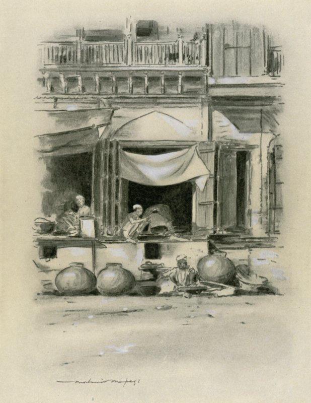 Bazar à Delhi - Mortimer Ludington Menpes