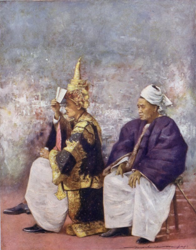 Chefs Shan regardant le Durbar - Mortimer Ludington Menpes