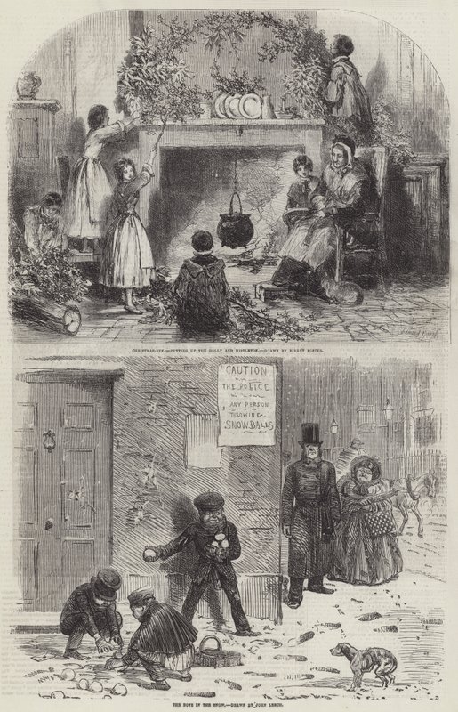 Esquisses de Noël - Myles Birket Foster