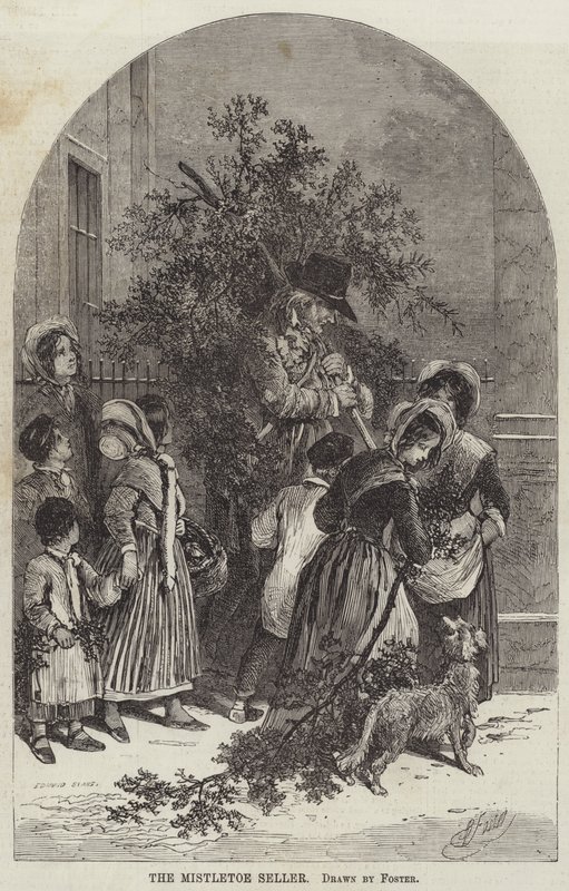 Le vendeur de gui - Myles Birket Foster