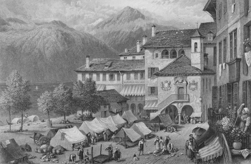 Oita (gravure) - Myles Birket (after) Foster