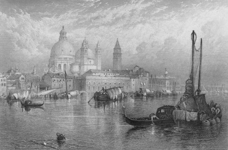 Venise (gravure) - Myles Birket (after) Foster