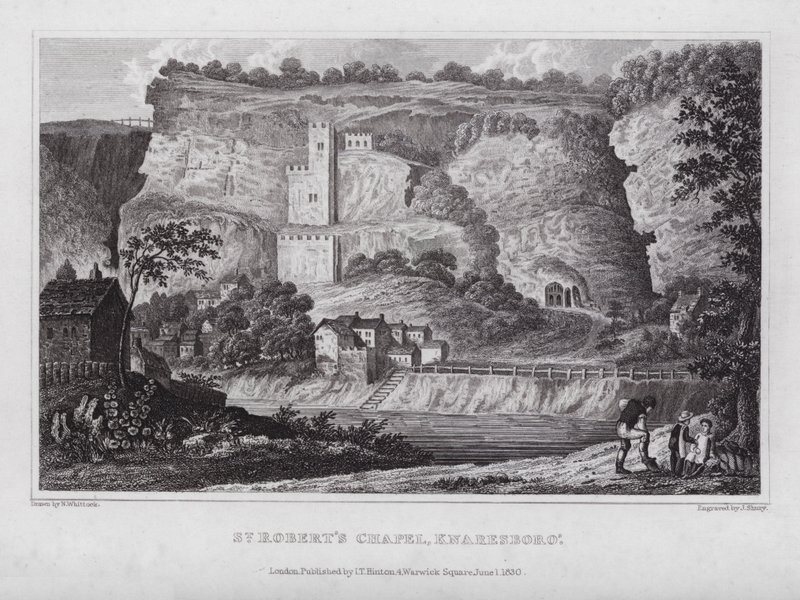 Chapelle Saint-Robert, Knaresboro - Nathaniel (after) Whittock