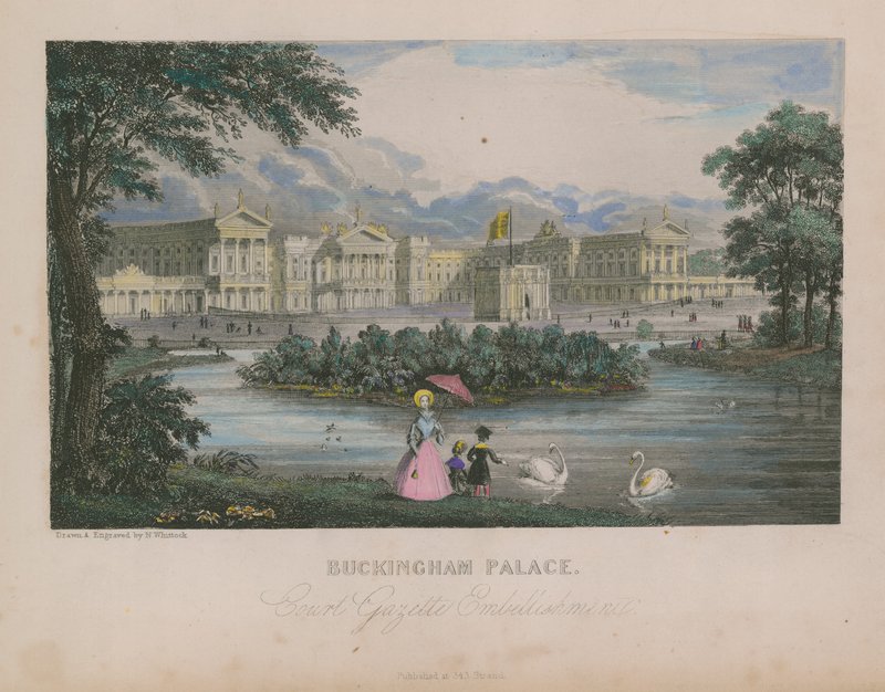 Vue générale du Palais de Buckingham - Nathaniel Whittock