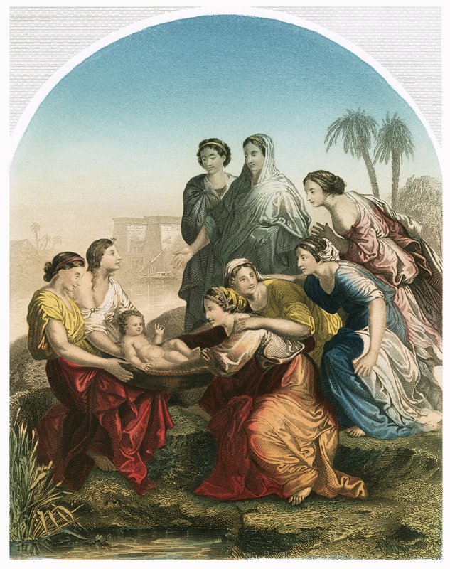 La découverte de Moïse - Nicolas Poussin