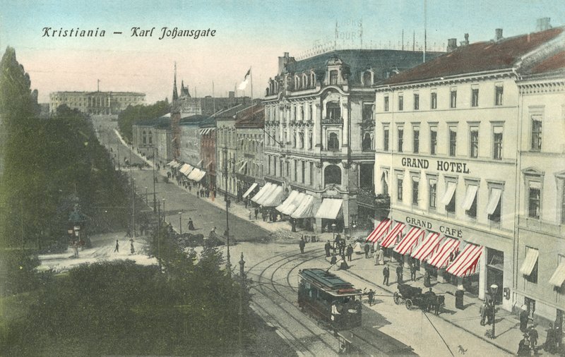 Kristiania (Oslo), Norvège, Karl Johansgate - Norwegian Photographer