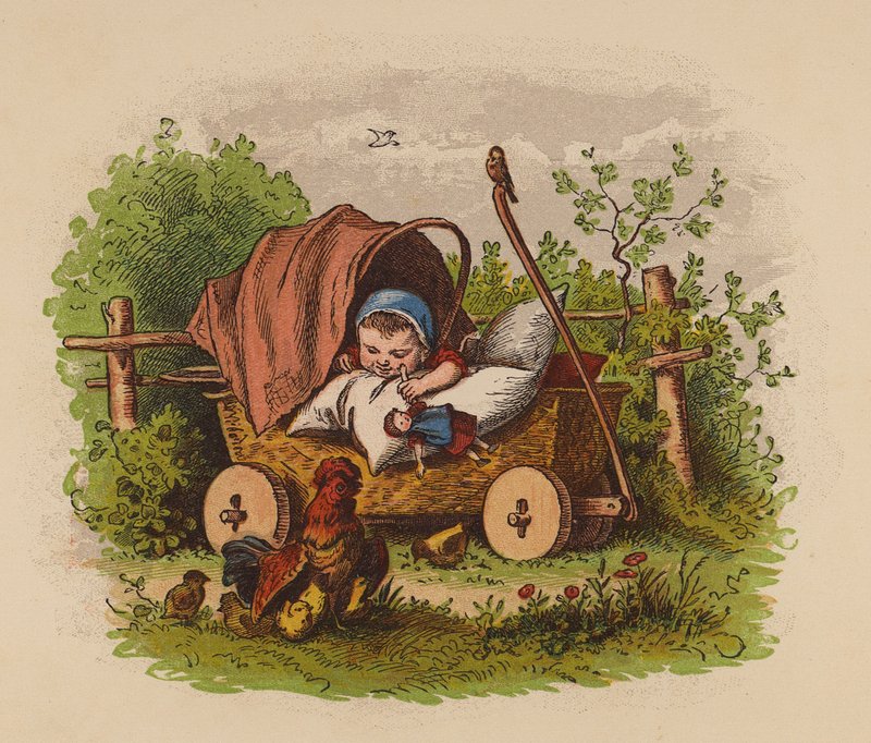 Bébé dans un landau - Oskar Pletsch