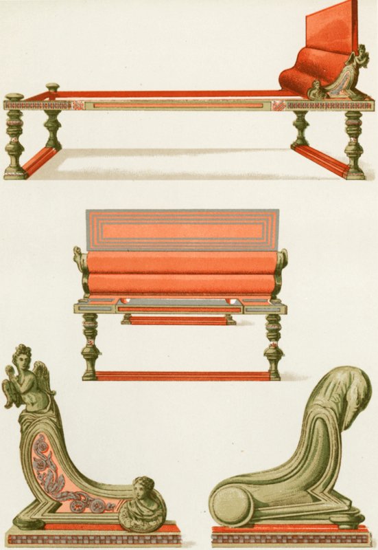 Mobilier en bronze de Pompéi - P. Sellier