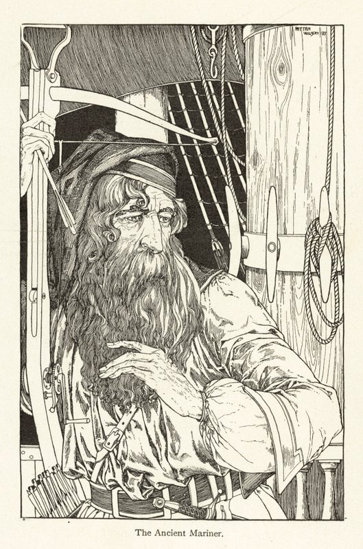 La Complainte du vieux marin (gravure) - Patten Wilson