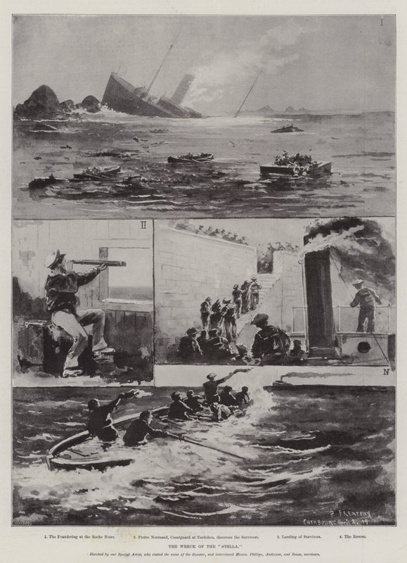 Le naufrage du Stella - Paul Frenzeny