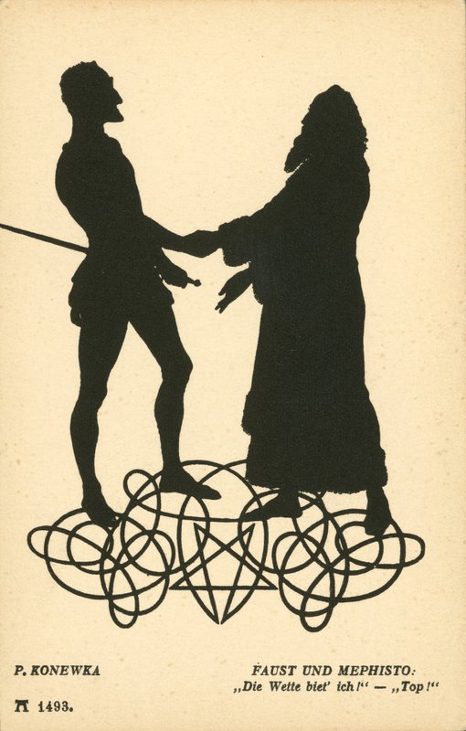 Faust et Méphistophélès - Paul Konewka
