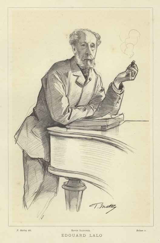 Édouard Lalo, compositeur français - Paul Mathey