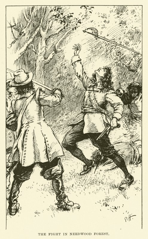 Le combat dans la forêt de Needwood - Paul Hardy