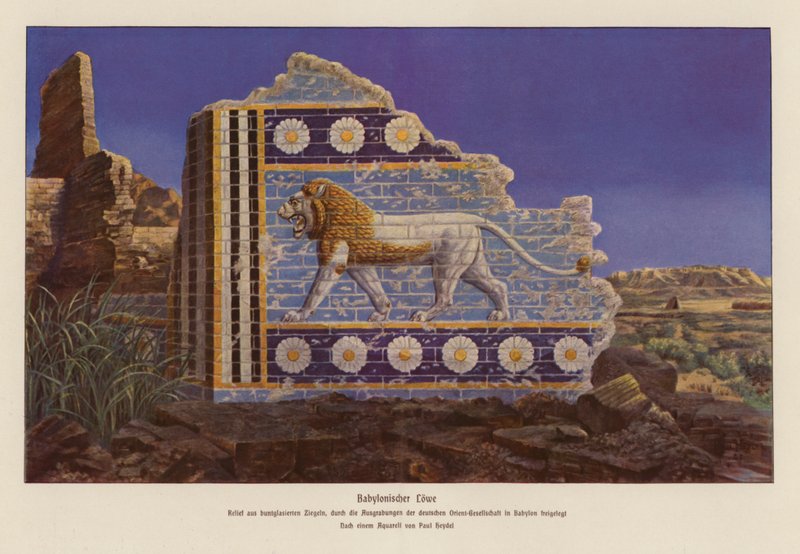 Lion babylonien - Paul Heydel