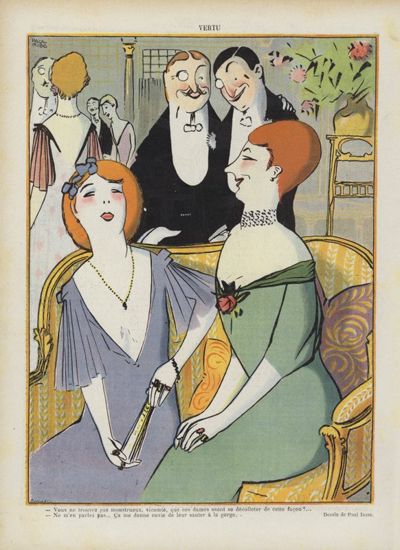 Illustration pour Le Rire - Paul Iribe