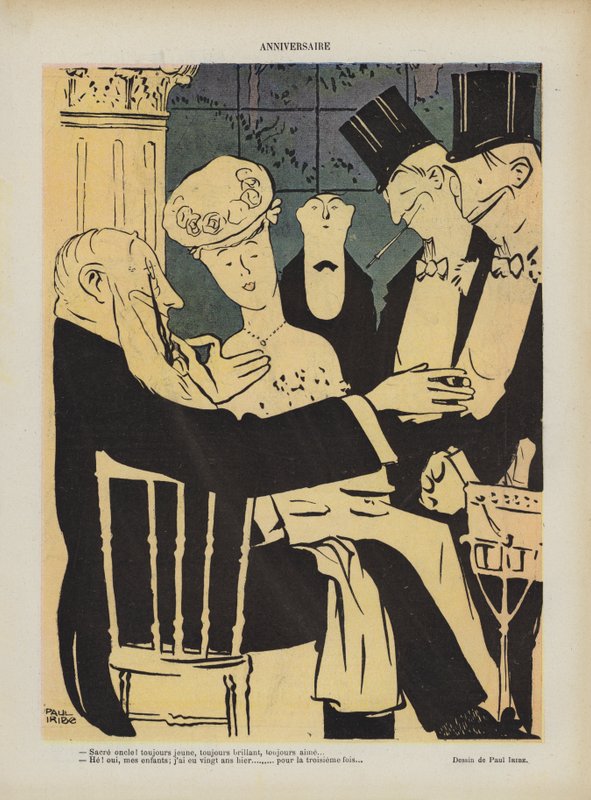 Illustration pour Le Rire - Paul Iribe