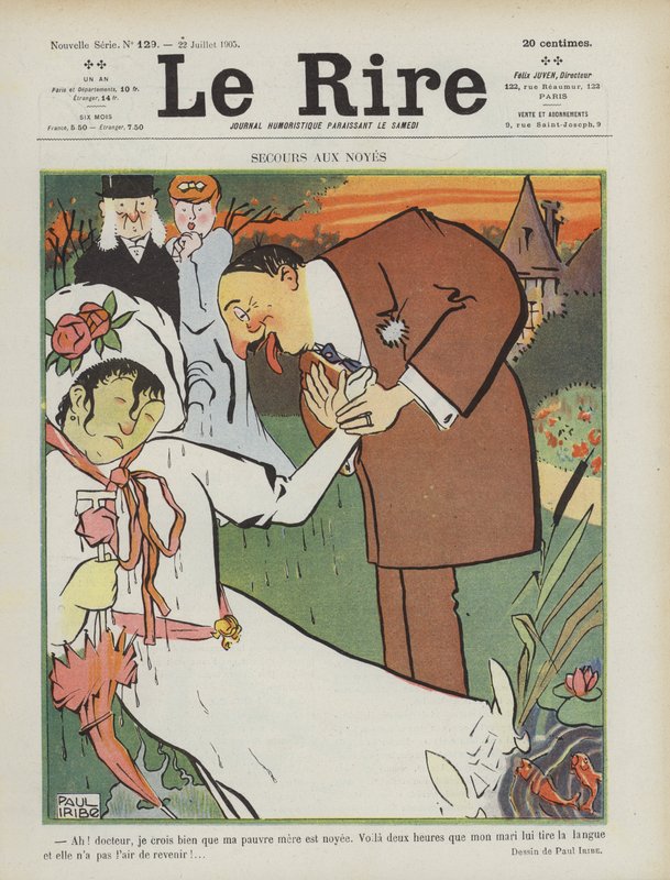Illustration pour Le Rire - Paul Iribe