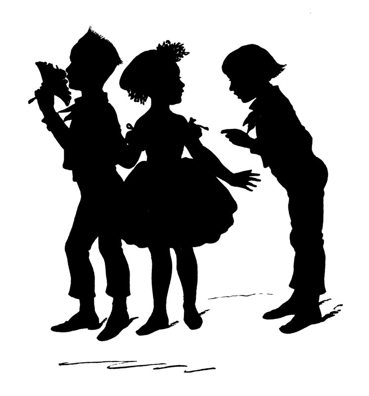 Silhouette (lithographie) - Paul Konewka