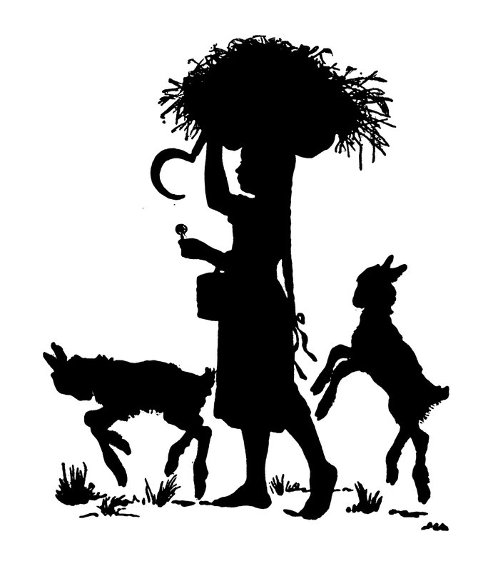 Silhouette (lithographie) - Paul Konewka