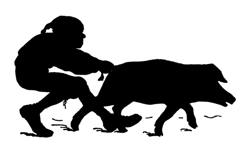 Silhouette par Paul Konewka (lithographie) - Paul Konewka