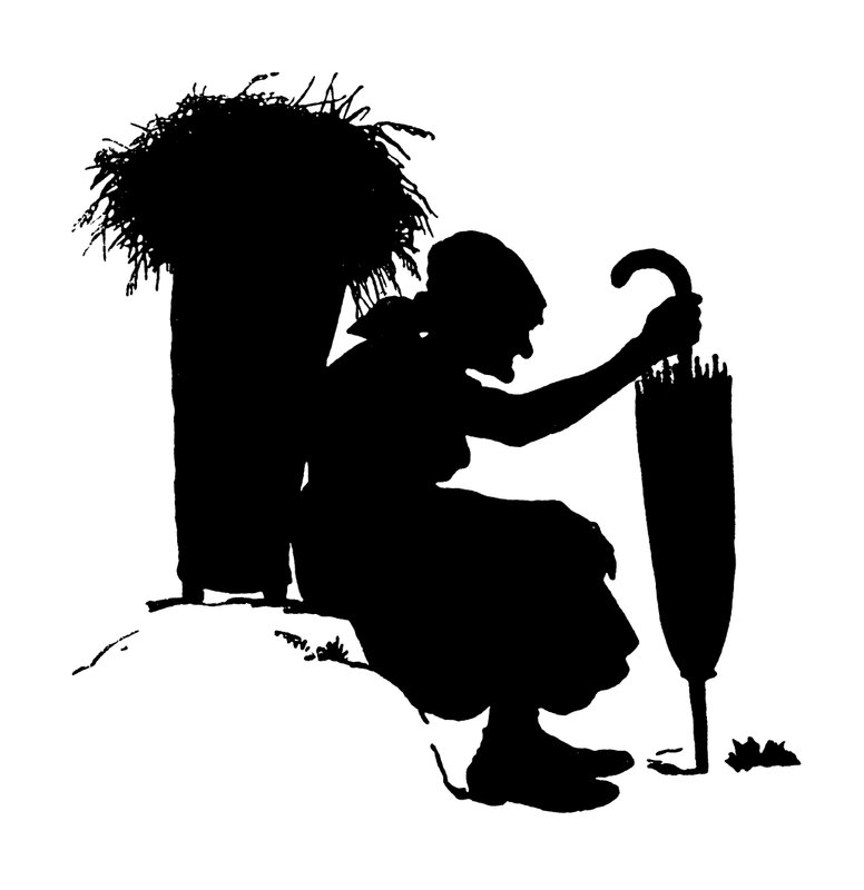 Silhouette par Paul Konewka (lithographie) - Paul Konewka