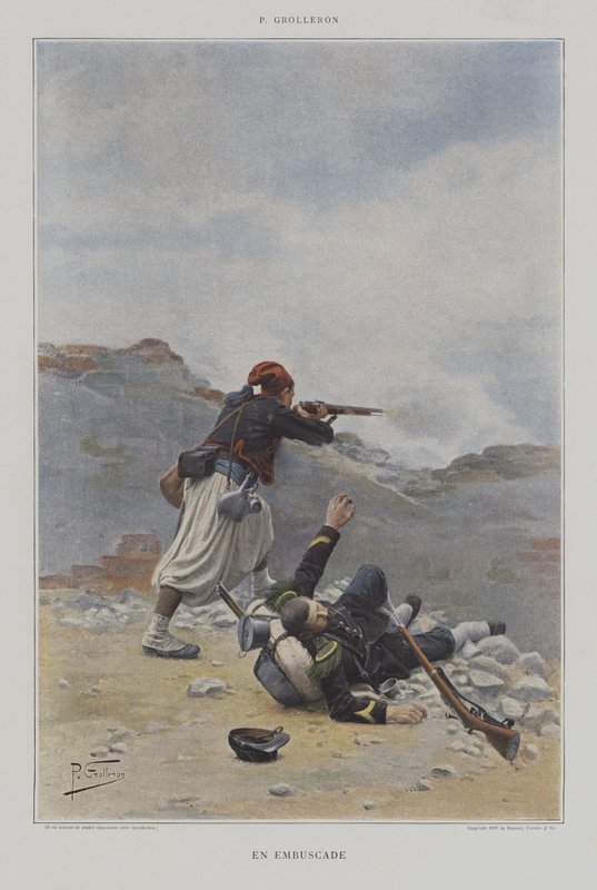 En Embuscade - Paul Louis Narcisse Grolleron