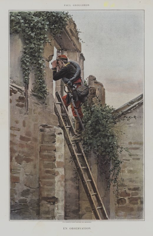 En Observation - Paul Louis Narcisse Grolleron