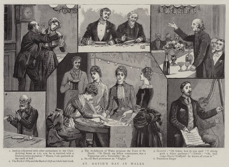 La fête de la Saint-David au Pays de Galles - Percy Macquoid