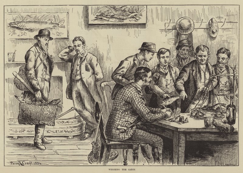 Pesée de la prise - Percy Robert Craft