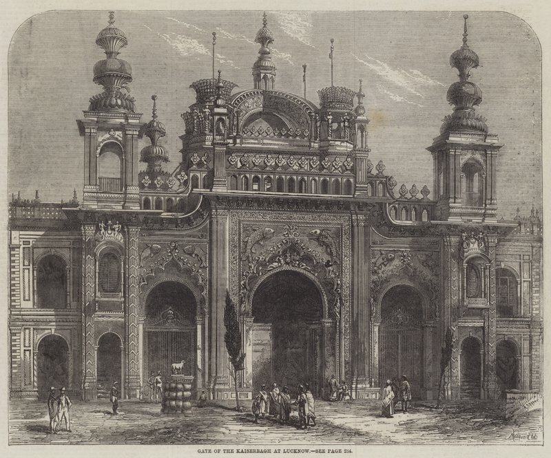 Porte du Kaiserbagh à Lucknow - Percy Macquoid