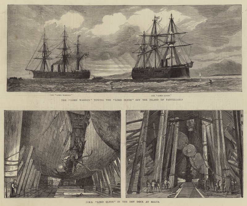 HMS Lord Clyde - Percy William Justyne