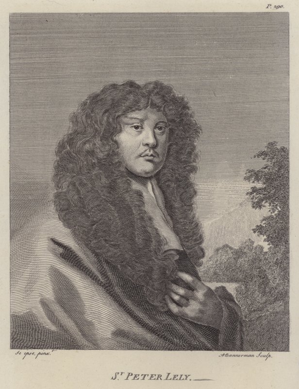 Sir Peter Lely, artiste anglais (gravure) - Peter (after) Lely