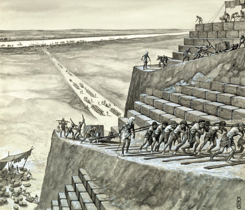 Construction de la grande pyramide de Gizeh - Peter Jackson