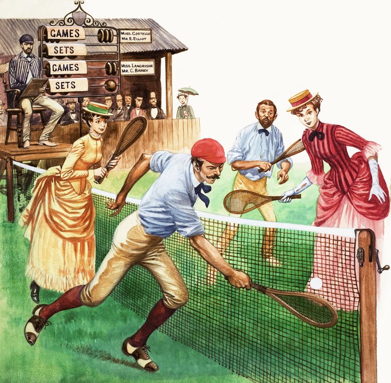 Jouer au tennis - Peter Jackson
