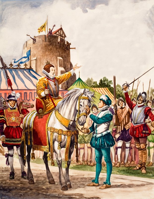 La reine Elizabeth I prononce son discours de l