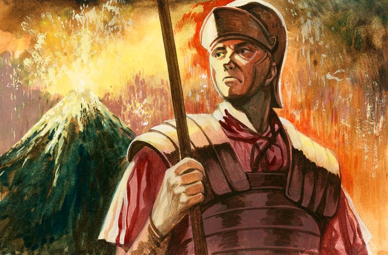 Soldat romain avec l