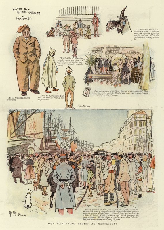 Notre artiste itinérant à Marseille - Phil May