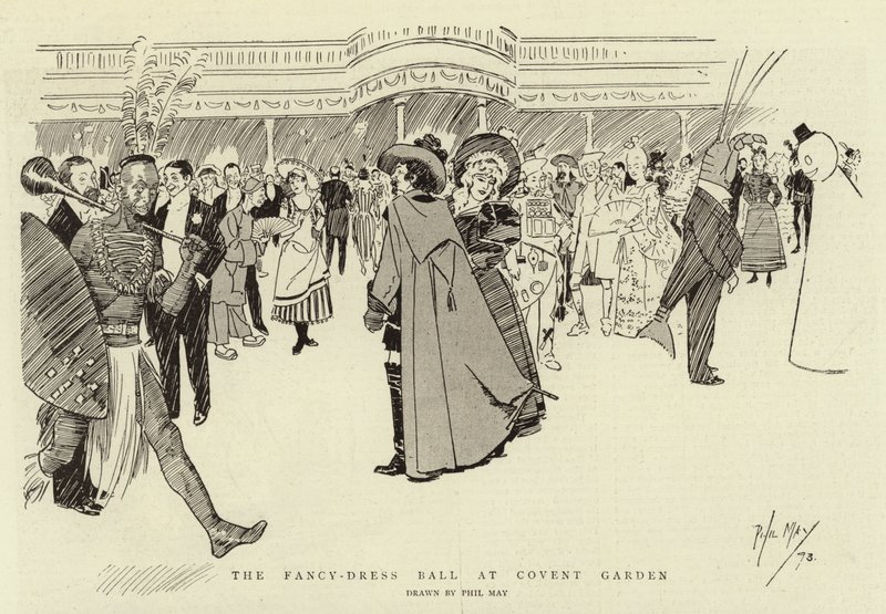 Le bal masqué à Covent Garden - Phil May