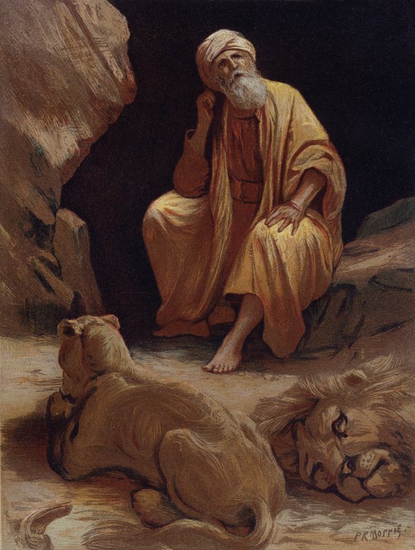 Daniel dans la fosse aux lions - Philip Richard Morris