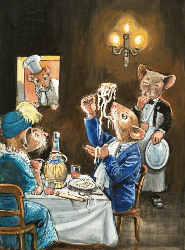 La souris des villes et la souris des champs - Philip Mendoza